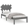 vidaXL S&auml;ngram massiv furu 90x190 cm gr&aring;