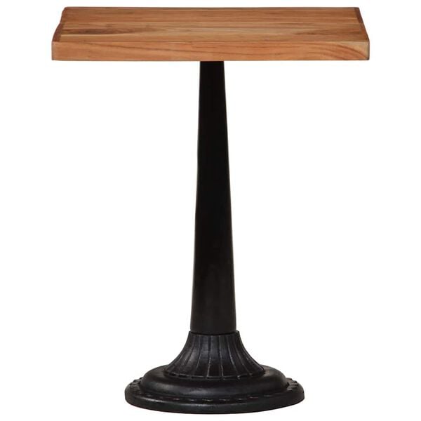 vidaXL Caf&eacute;bord 60x60x76 cm massivt akaciatr&auml;