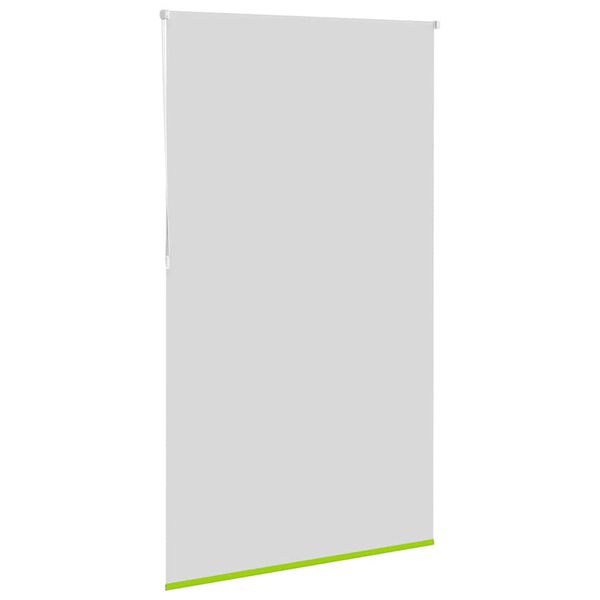 vidaXL Rullgardin m&ouml;rkl&auml;ggning blad gr&ouml;n 125x210 cm tyg bredd 121,6 cm