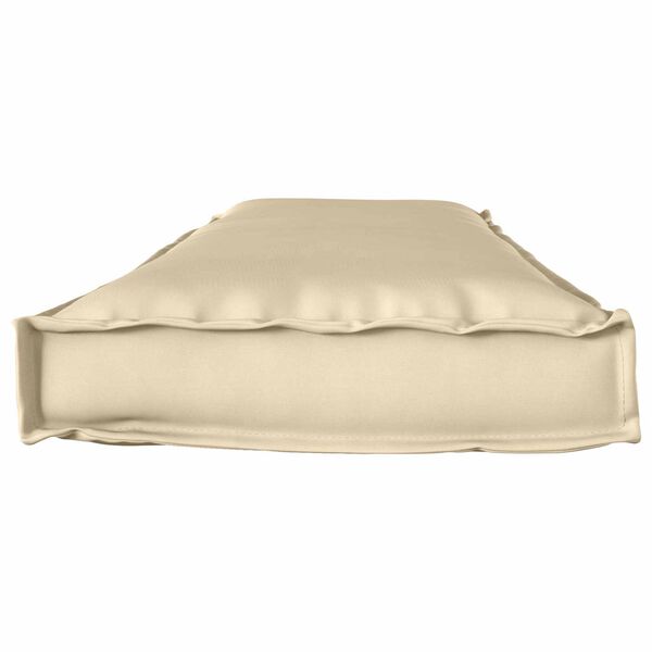 vidaXL Palldyna f&ouml;r b&auml;nk Beige 140 x 40 x 8 cm Oxford tyg
