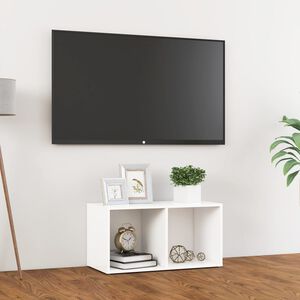 vidaXL Tv-b&auml;nk vit 72x35x36,5 cm konstruerat tr&auml;