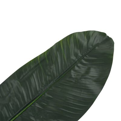 vidaXL Konstgjorda blad bananträd 5 st grön 50 cm