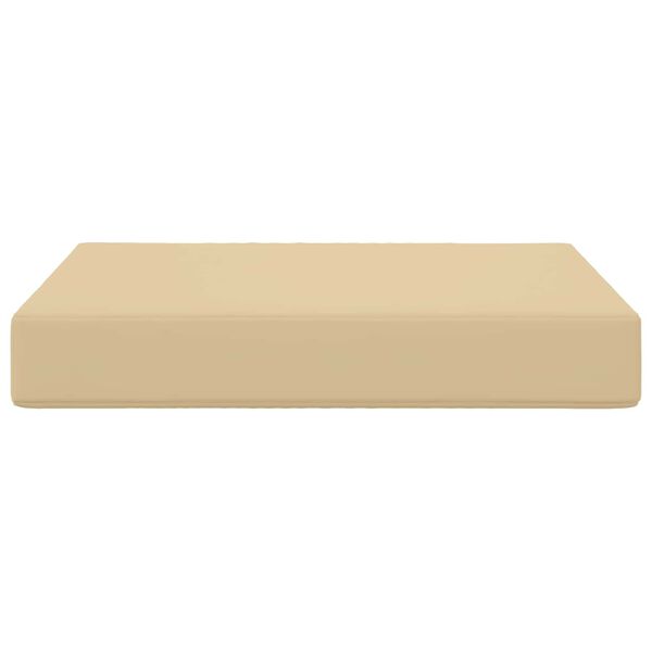 vidaXL Utomhus Soffa Kudde Beige 60 x 60 x 8 cm Polyester