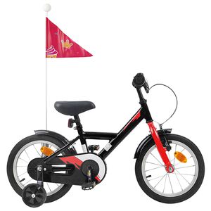vidaXL Barncykel 12 Tum f&ouml;r 2-4 &aring;ringar Svart