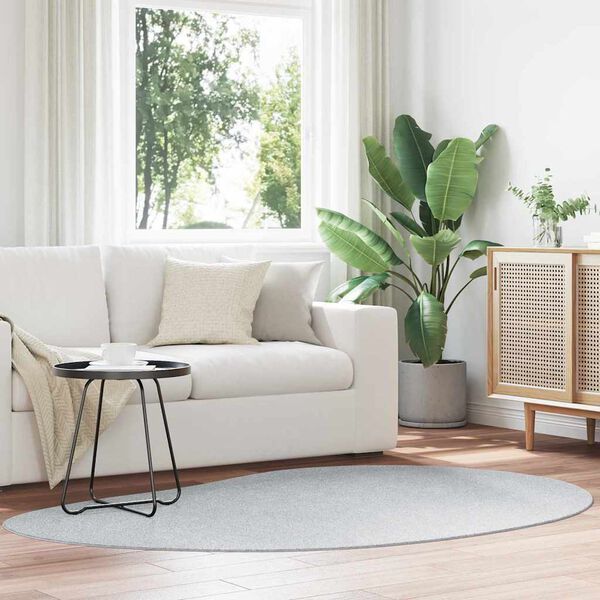 vidaXL Matta Gr&aring; 140 x 200 cm Polyester