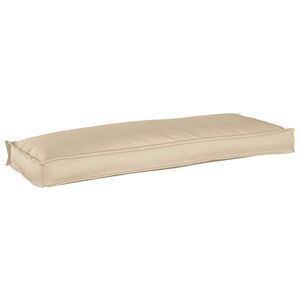 vidaXL Kudde Beige 110 x 40 x 8 cm Oxford Tyg