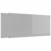 vidaXL K&ouml;ksskydd 2 st Ljusgr&aring; 110 x 50 cm h&auml;rdat glas