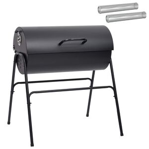 vidaXL Tunngrill med 2 Matlagningsgaller 3 st 80 x 73 x 90 cm Metall