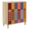 vidaXL Sideboard ESSEN Sonoma-ek 69 x 33 x 75 cm Konstruerat tr&auml;