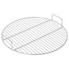 vidaXL Grillgaller med handtag runt &Oslash;44,5 cm 304 rostfritt st&aring;l