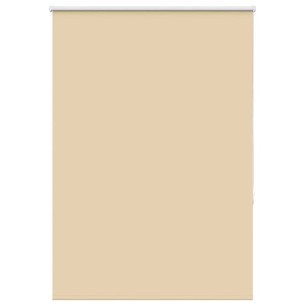 vidaXL Rullgardin m&ouml;rkl&auml;ggningsbeige 90x130 cm tyg bredd 85,7 cm