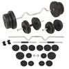 vidaXL Skivst&aring;ng och hantlar set 60 kg