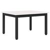 vidaXL Kaffeebord Vit 60 x 50 x 36 cm Massiv furu