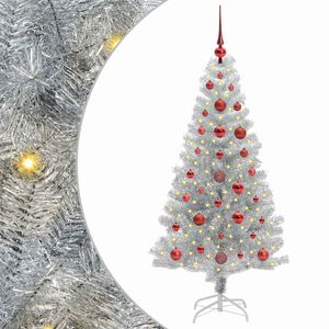 vidaXL Julgran Silver 120 cm PET