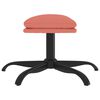 vidaXL Fotpall rosa 60x60x36 cm sammet