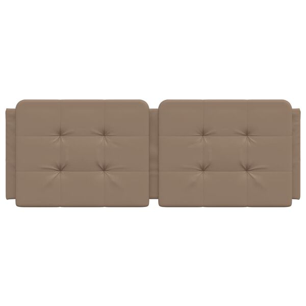 vidaXL Headboard Cushion "Zadar" Cappuccino 140 cm Faux Leather