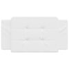 vidaXL Headboard Cushion "Zadar" White 100 cm Faux Leather