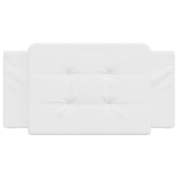 vidaXL Headboard Cushion "Zadar" White 100 cm Faux Leather