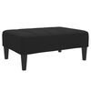 vidaXL Fotpall svart 77x55x31 cm tyg