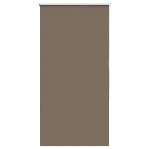 vidaXL M&ouml;rkl&auml;ggningsgardin kaffe 80x130 cm tyg bredd 75,7 cm polyester