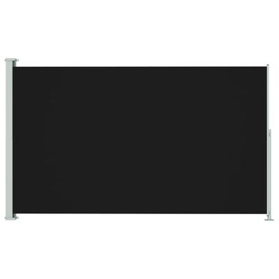 vidaXL Infällbar sidomarkis 220x300 cm svart