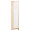 vidaXL Rumsavdelare 6 paneler 240x170x4 cm gräddvit tyg
