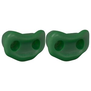 vidaXL Kl&auml;tterhandtag 2 pcs Gr&ouml;n 100 x 67 x 43 mm PP