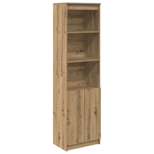 vidaXL Highboard hantverksm&auml;ssig ek 50x35x180 cm konstruerat tr&auml;