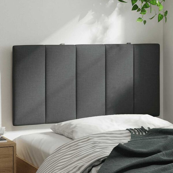 vidaXL Headboard Cushion "Hanko" Dark Grey 100 cm Fabric
