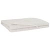 vidaXL Viktad Filt Vit 137 x 200 cm 6 kg 100% Bomull 205T