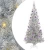 vidaXL Julgran Silver 210 cm PET