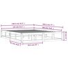vidaXL S&auml;ngram massiv furu 135x190 cm