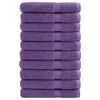 vidaXL Premium handdukar SOLUND 10 st lila 100x200 cm 600 gsm