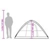 vidaXL Familjetält kupol 6 person vattentätt