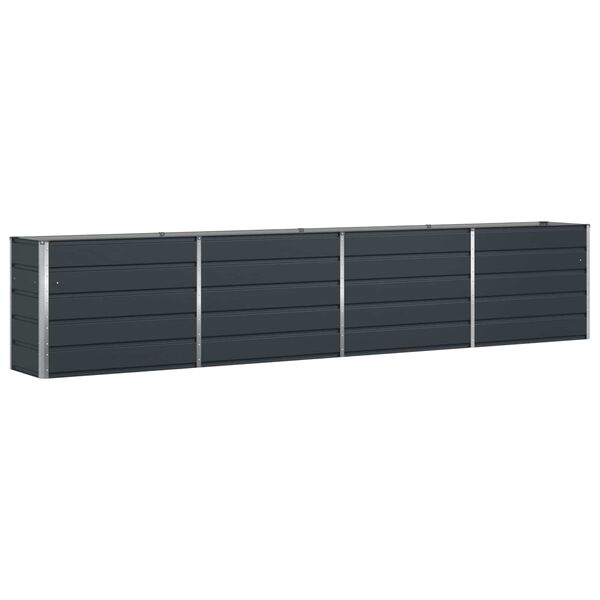 vidaXL Planteringsk&auml;rl Antracit 480 x 50 x 45 cm Galvaniserat St&aring;l