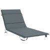 vidaXL Solstol Kudde GEMERT 100% Polyester Bl&aring; 200 x 80 x 3 cm