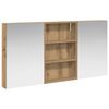 vidaXL Badrumssk&aring;psset 3 st Artisan-ek 120 x 10,5 x 60,5 cm
