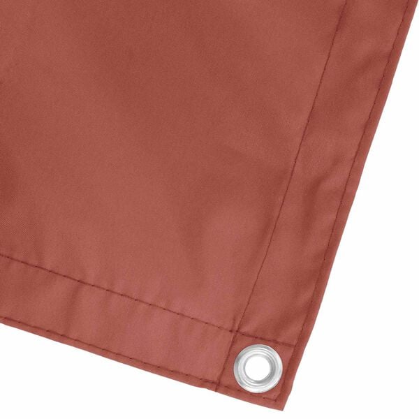 vidaXL Balkong Sk&auml;rm Terracotta 110 x 600 cm Oxford Tyg