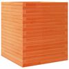 vidaXL Odlingsl&aring;da vaxbrun 60x60x68,5 cm massiv furu