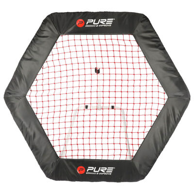 Pure2Improve Fotbollsrebounder nät hexagon 140x125cm