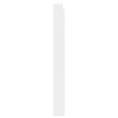 vidaXL Skoskåp med 5 skåp högglans vit 63x17x169,5 cm