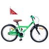vidaXL Barncykel 18 Tum f&ouml;r 5-7 &aring;r gamla Gr&ouml;n