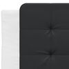 vidaXL Headboard Cushion "Zadar" Black and White 80 cm Faux Leather