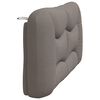 vidaXL Headboard Cushion "Hvar" Taupe 160 cm Fabric