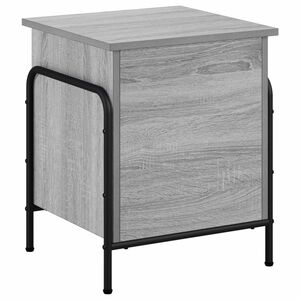 vidaXL F&ouml;rvaringsl&aring;da Gr&aring; Sonoma 80 x 40 x 49,5 cm Konstruerat tr&auml;