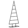 vidaXL Julgran i metall svart 90 cm