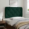 vidaXL Headboard Cushion Dark Green 90 cm Velvet