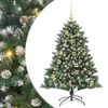 vidaXL Konstgjord julgran Gr&ouml;n 150 cm PVC och Plast och St&aring;l
