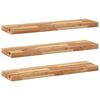 vidaXL Sv&auml;vande hyllor 3 st 100x20x4 cm behandlat massivt akaciatr&auml;