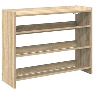vidaXL Skohylla sonoma-ek 80x25x62 cm konstruerat tr&auml;